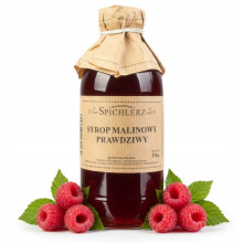 Ægte Hindbærsirup 330 ml af naturlige hindbær til te og desserter