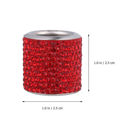 2St Strass Auto Hoofdsteun Decoratie Ringen Luxe Interieur 1