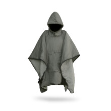 Leirintäponcho OFFLANDER vedenpitävä harmaa