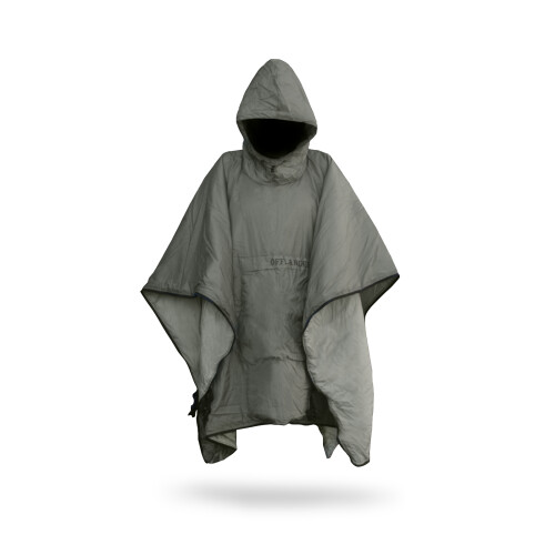 Poncho camping OFFLANDER vandtæt grå