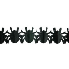 Papirguirlande "SPIDERS 1" længde 300 cm, 1 stk.