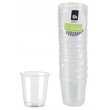 Muoviset vodkashottilasit, värilliset, 30 ml, 20 kpl