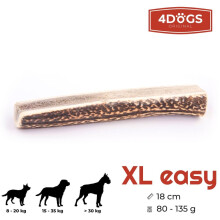 Hjortegevir tyggelegetøj R-Line 4DOGS størrelse XL easy