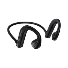 (Black 1) Bone Conduction Headphones Bluetooth Wireless Headset Outdoor Sport Earbuds 2024 New