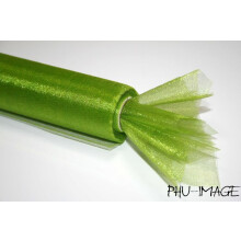 Dekorativ organza 48 cm 1 stk lys oliven