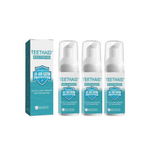 (3pcs) 1/3/5X New Teethaid Mouthwash, Mint Teeth Whitening Foam Mousse Stain Remove