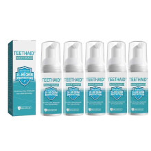 (5pcs) 1/3/5X New Teethaid Mouthwash, Mint Teeth Whitening Foam Mousse Stain Remove