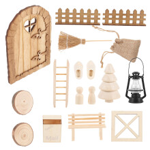 1Set Kerst Miniatuur En Meubelmodel Voor Feestdecor