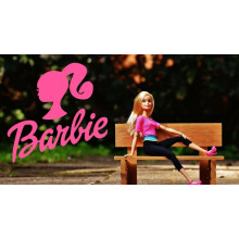 Pudebetræk 40X40 mikrofiber Barbie Havfrue