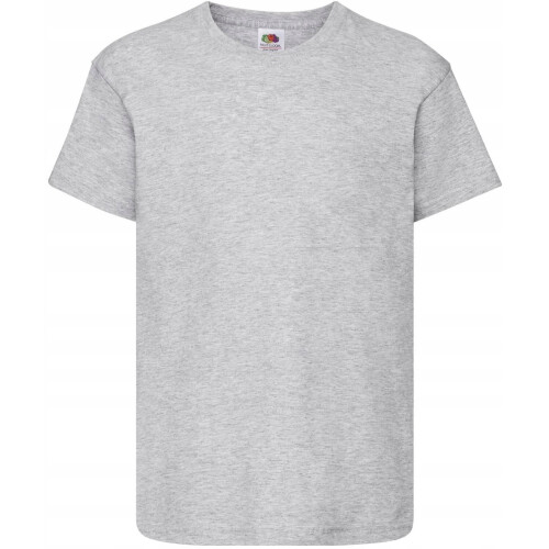 Fruit Of The Loom GRÅ bomulds-T-shirt 3-4 år 104 cm