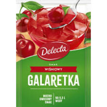 DELECTA KIRSEBÆRGELÉ 70G BAKALLAND