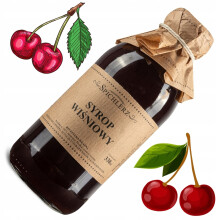 Kirsebærsirup af kirsebær naturlig 330ml sund