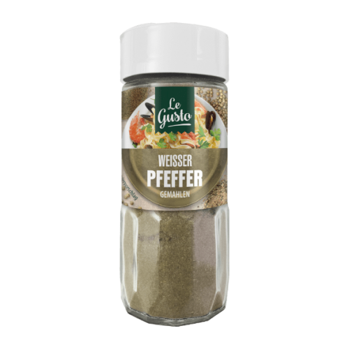 Le Gusto Kværnet hvid peber 50 g