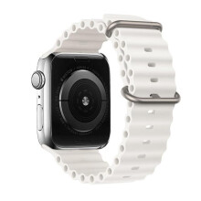 URREM TIL APPLE WATCH 1/2/3/4/5/6/7/8/9/SE 38/40/41mm HVID SILIKONE