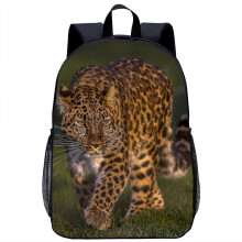 (9) Cheetah Backpack Children's School Backpack Kids Cool Animal 3d Print Travel Laptop Bag 17in School Season Gift For Boys Girls