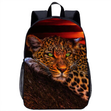 (3) Cheetah Backpack Children's School Backpack Kids Cool Animal 3d Print Travel Laptop Bag 17in School Season Gift For Boys Girls