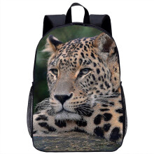 (24) Cheetah Backpack Children's School Backpack Kids Cool Animal 3d Print Travel Laptop Bag 17in School Season Gift For Boys Girls