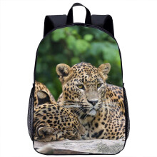 (10) Cheetah Backpack Children's School Backpack Kids Cool Animal 3d Print Travel Laptop Bag 17in School Season Gift For Boys Girls