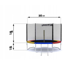 JUST FUN HAVETRAMPOLIN 10FT-312CM MULTI