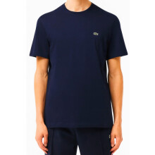 Lacoste Herre Marineblå T-shirt TH2038 - 100% Bomuld, Størrelse S