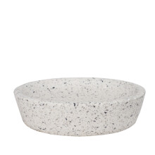 Q-BATH PREMIUM DECOR 1551 sæbeskål, lys terrazzo