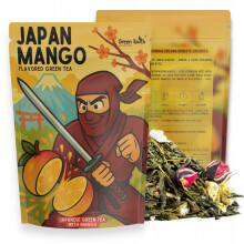Japansk grøn te JAPAN MANGO 50 g SENCHA SHIZUOKA MANGO NATURLIG