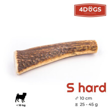 Hjortegevir tyggelegetøj R-Line 4DOGS størrelse S hård