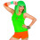 Neonorange shorts 80'er 90'er 1