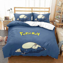 (135x200) New Two Or Three Piece Set Pikachu Seriesduvet Cover Bedding Set Birthday Christmas Gift E05