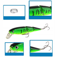 Wobbler PIKE ZANDER PECH Jointed F148 BLÅ