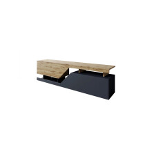 TV-skab til stuen under TV DOUBLE 160 grafit eg wotan