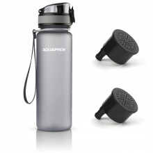 Aquaphor City filterflaske 500 ml + 2 filtre, grå