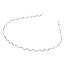 (thin wavy headband) Metal 2/3 Layer Headbands Row Wire Headband for Womens Wedding Hair Band Elastic Metal Hairband for Girls