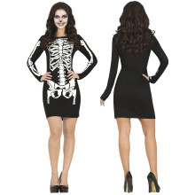 Skeletkostume Halloweenbal M