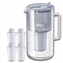 Aquaphor Nord glasfilterkande 2,5l + 4 A5 patroner (350L), grå