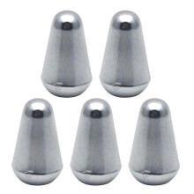 (Silver) Replacement Pickup Selector Switches 3 5 Way Toggle Switch Tip Knob Caps for SQ-ST Guitarra Musical Instrument Parts  White