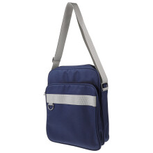 Blauwe Crossbody Schooltas Met Grote Opbergruimte En Verstelbare Riem