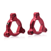 (14MM, Red) Motorcycle Accessories Suspension 14mm 17mm 19mm 22mm Fork Preload Adjusters Wear Resistant  Aluminum  Red 22MM