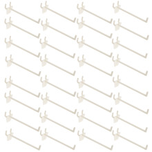 50St Compacte Pegboard Ophanghaken Wit Voor Opslag En