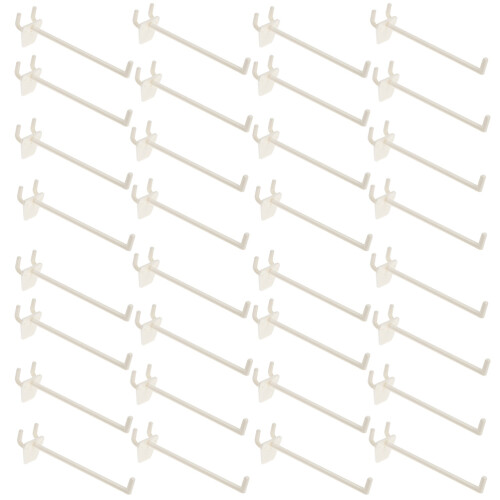 50St Compacte Pegboard Ophanghaken Wit Voor Opslag En