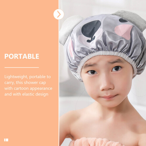 2St Schattige Shower Cap Voor Elastisch En Duurzaam 2