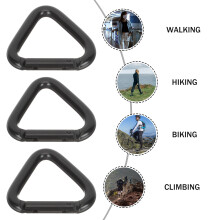 3St Aluminium Carabiner Clips Voor Veiligheid En Outdoor Gebruik