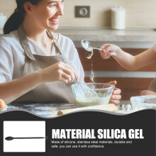 1Set Mini Spatula En Schep Set Met Ophanggat Zwart