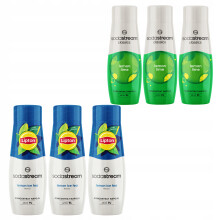 6 Sirupper Sodastream Citron Iste x3 + Citron Lime x3