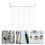50St Compacte Pegboard Ophanghaken Wit Voor Opslag En 11
