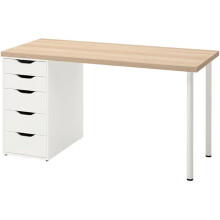 IKEA LAGKAPTEN / ALEX Desk with Drawer 120x60cm