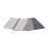 4CR 7580 Metal Brusepanel Hvid 1