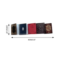 (3 green book holders) Novelty Ancient Books Shape Hairpins Hot Girl Spring Hair Clip Carnivals Photography Hair Clip for Woman Ponytail