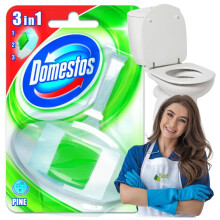 Domestos toiletblok med kurv