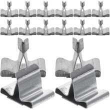 200 soportes para mechas de velas de madera con base de metal y clips. Accesorios para decoración del hogar y fiestas.